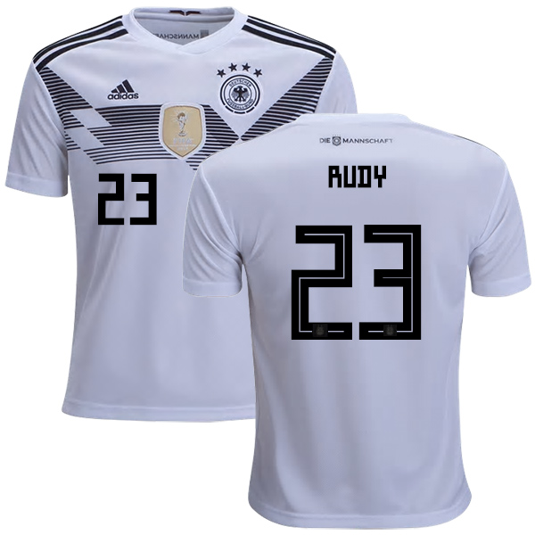 Germany #23 Rudy White Home Kid Soccer Country Jersey - Click Image to Close